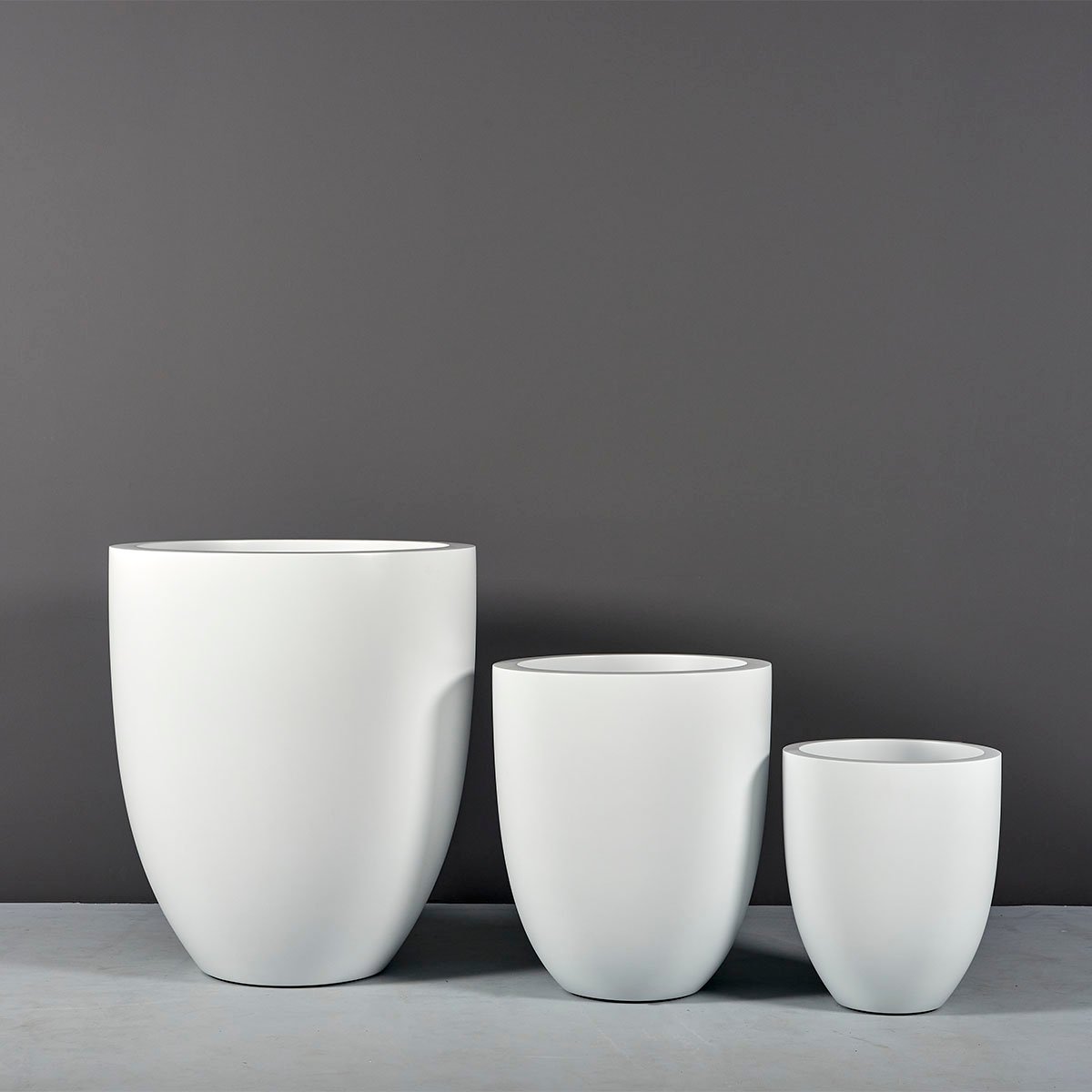 tall indoor planter pots Valencia Tall Round Tapered Planter – JBD Concepts
