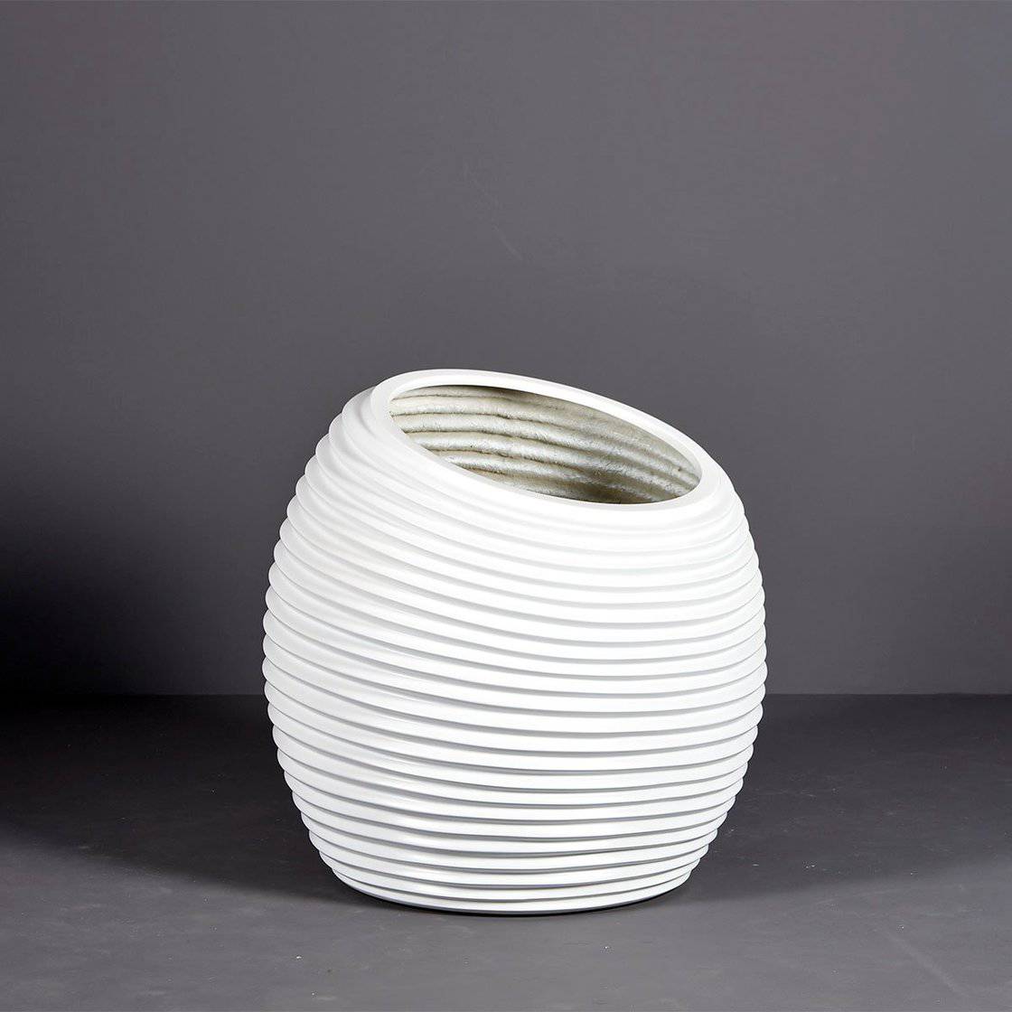 Spiral Modern Globe Planter