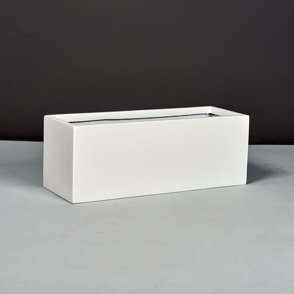 Maceta de mesa rectangular Tupelo
