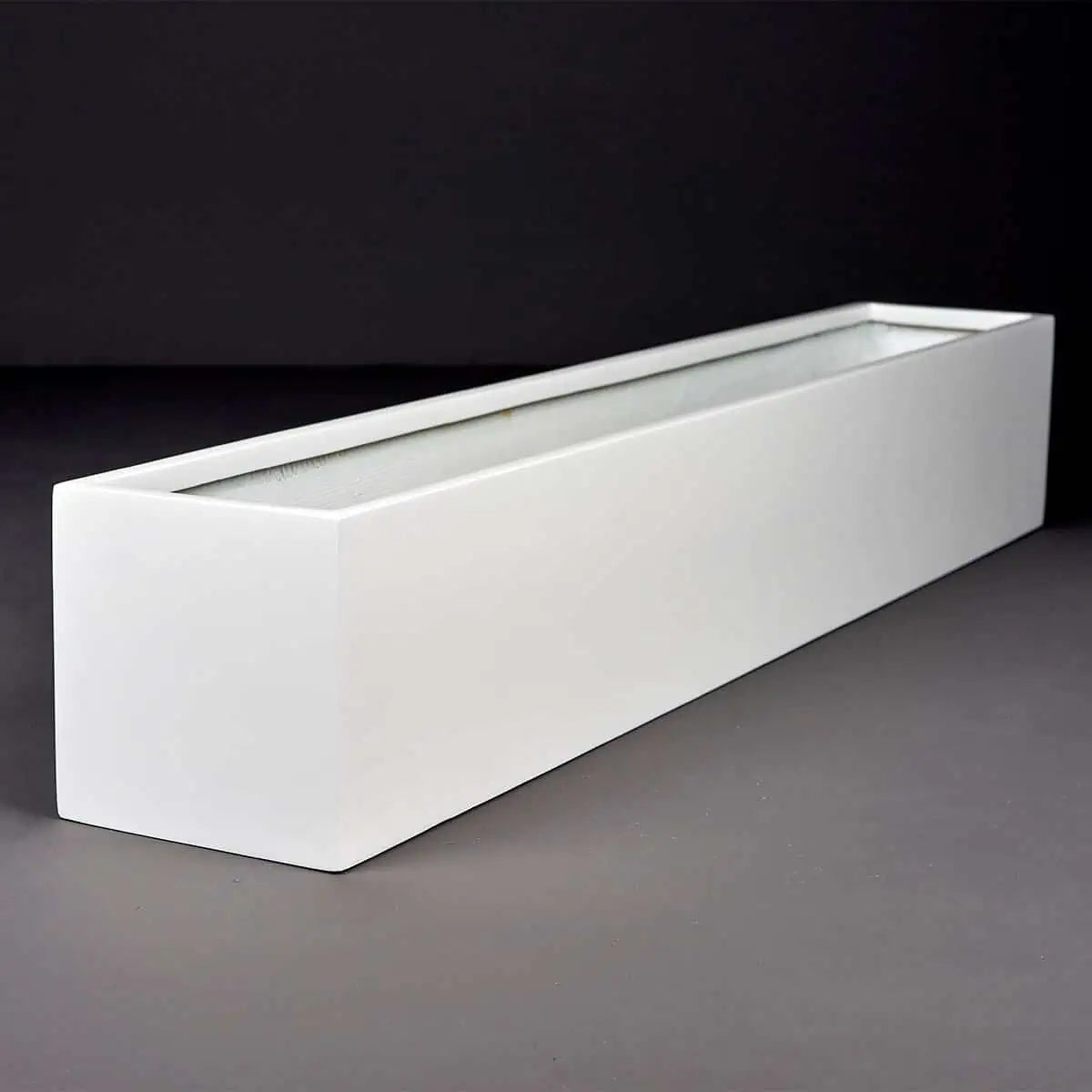 Wheeling Narrow Rectangular Planter