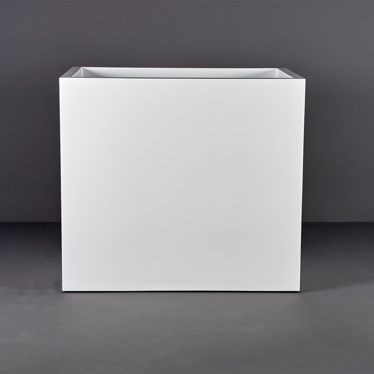 Maceta rectangular ancha Brisbane