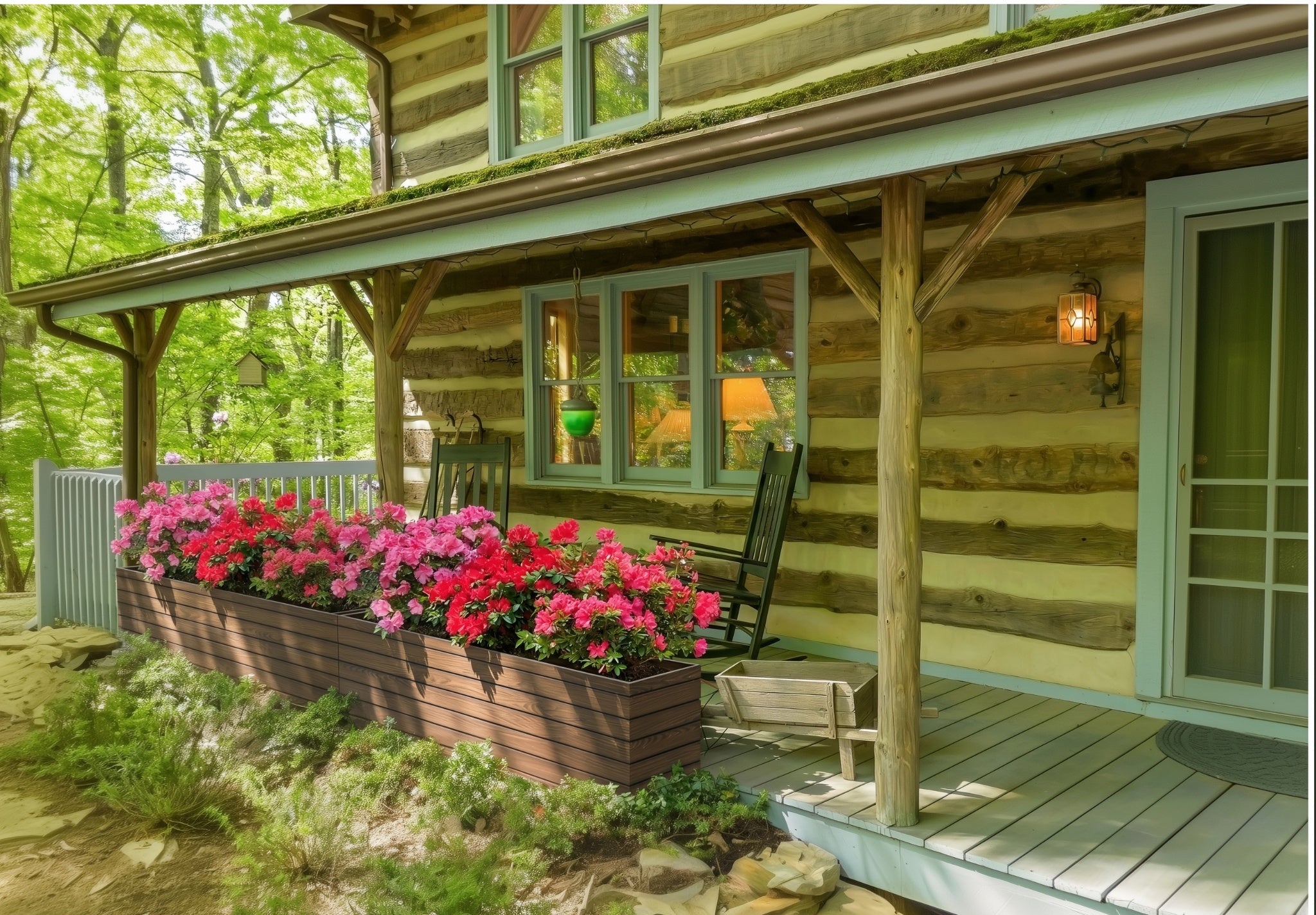 Maceta rectangular Potsdam