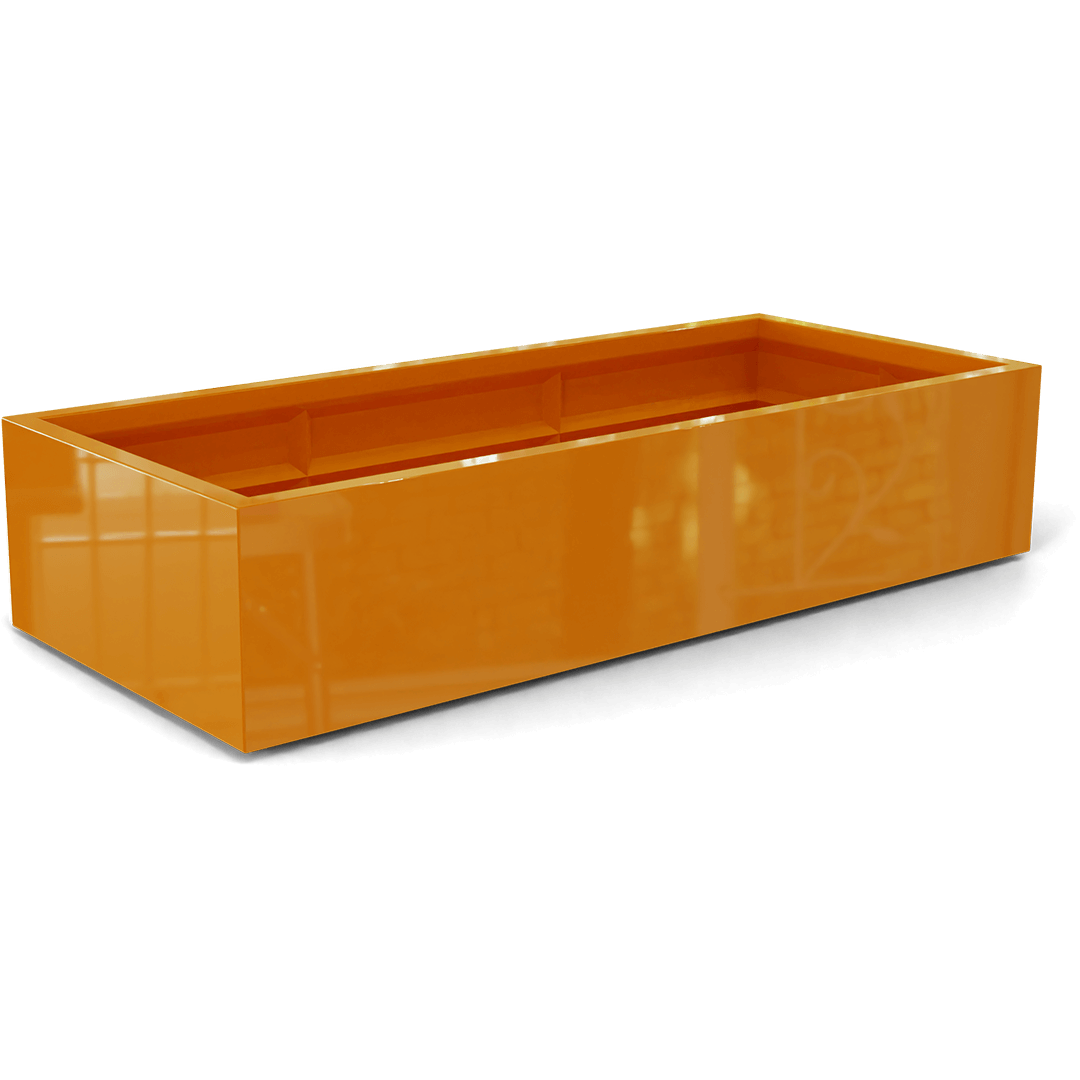 long plastic planter box Selenge Extra Wide Large Rectangle Planter – JBD Concepts