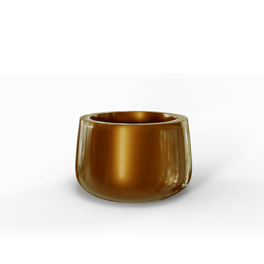 Short Hayden Tapered Round Planter