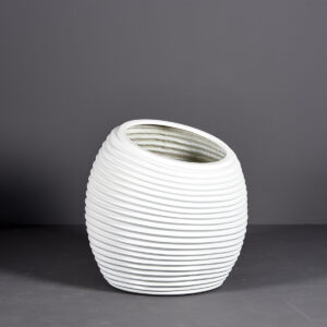 Spiral Modern Globe Planter
