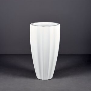San Jose Tall Fluted Round Planter