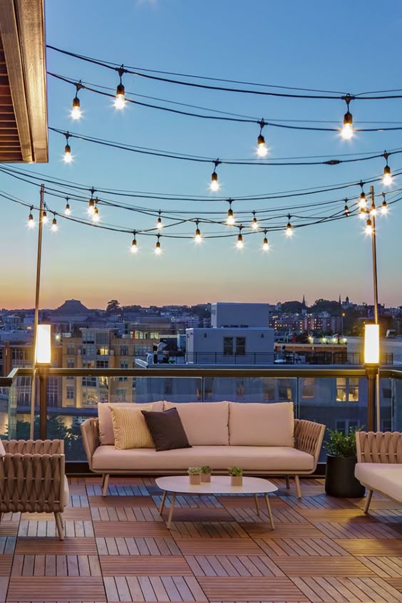 Hanging Lights To Enjoy Nights Outdoors